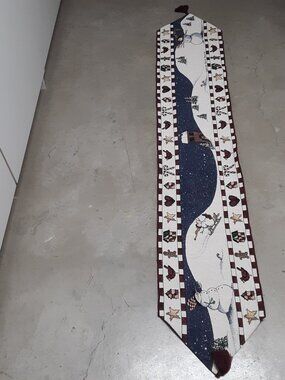 Sandi Gore Evan's Christmas tapestry table runner